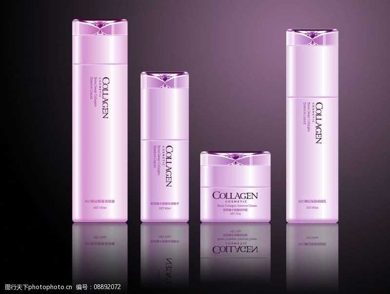 化妆品与办公用品包装效果图设计指南